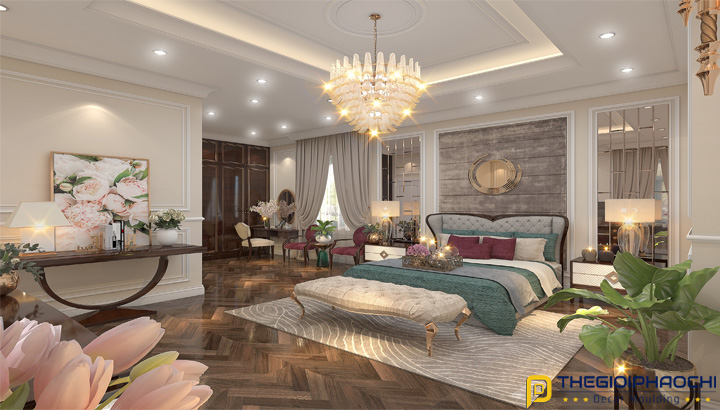 thiết kế phào chỉ nhựa biệt thự bình dương đẹp